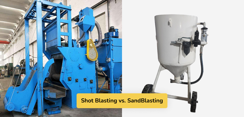 shot blasting vs sand blasting